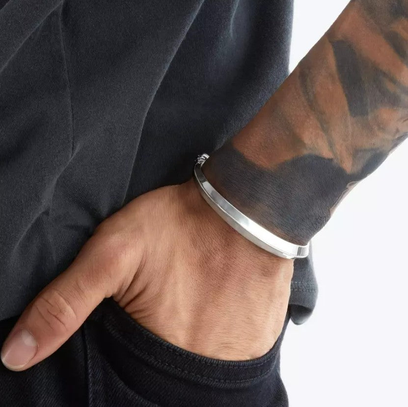Bracelet jonc tête de mort THOMAS SABO - Argent 925‰