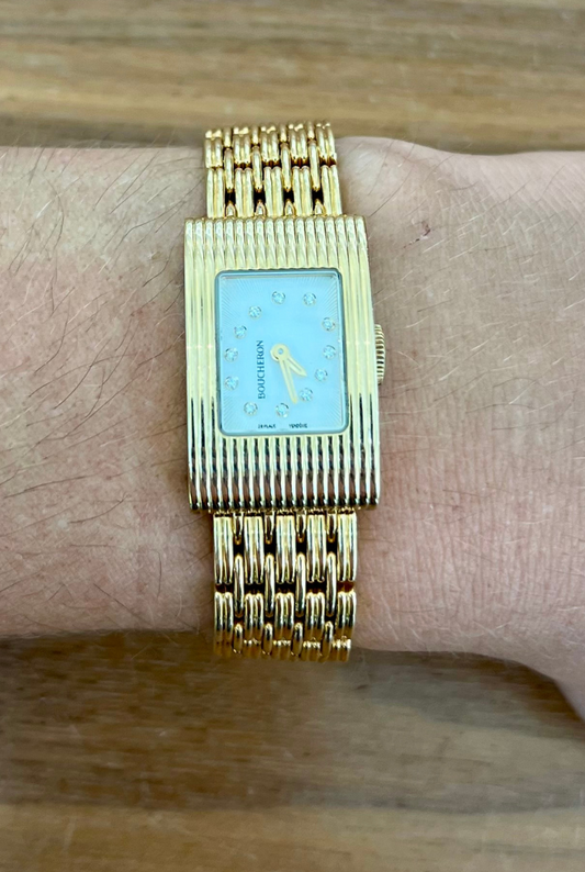 Reflet BOUCHERON  Or Jaune 750‰ - Montre D'occasion