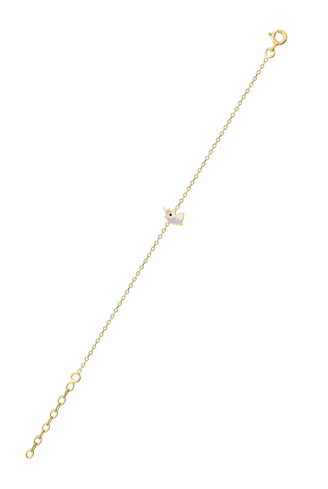 Bracelet Licorne - Plaqué Or