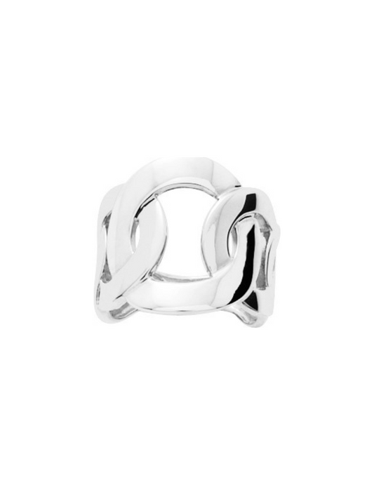 Bague Maillons Entrelacés - Argent 925‰