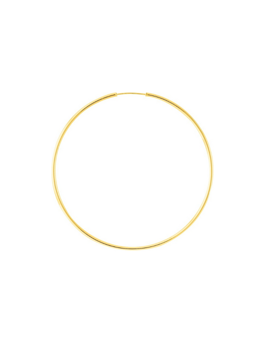 Créoles 60 mm - Or Jaune 375‰