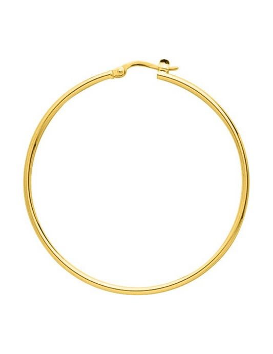 Créoles 50 mm - Plaqué Or