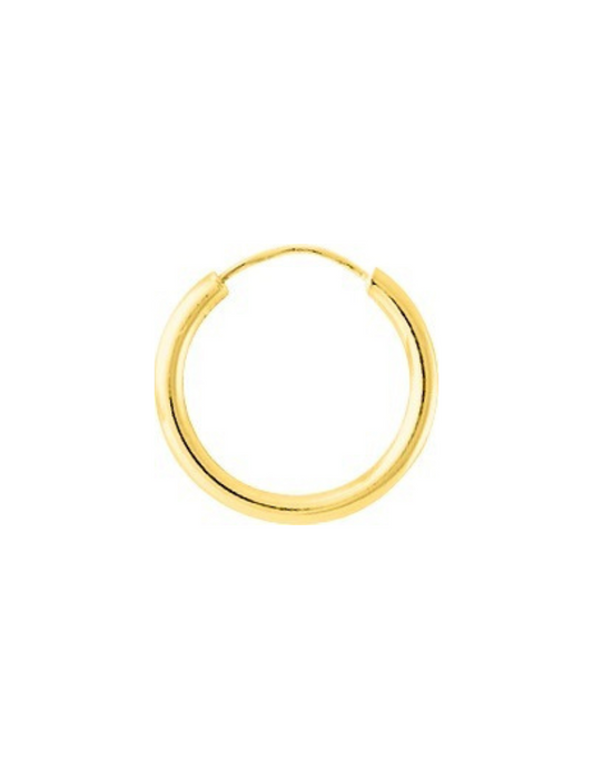 Créoles 15 mm - Or Jaune 375‰