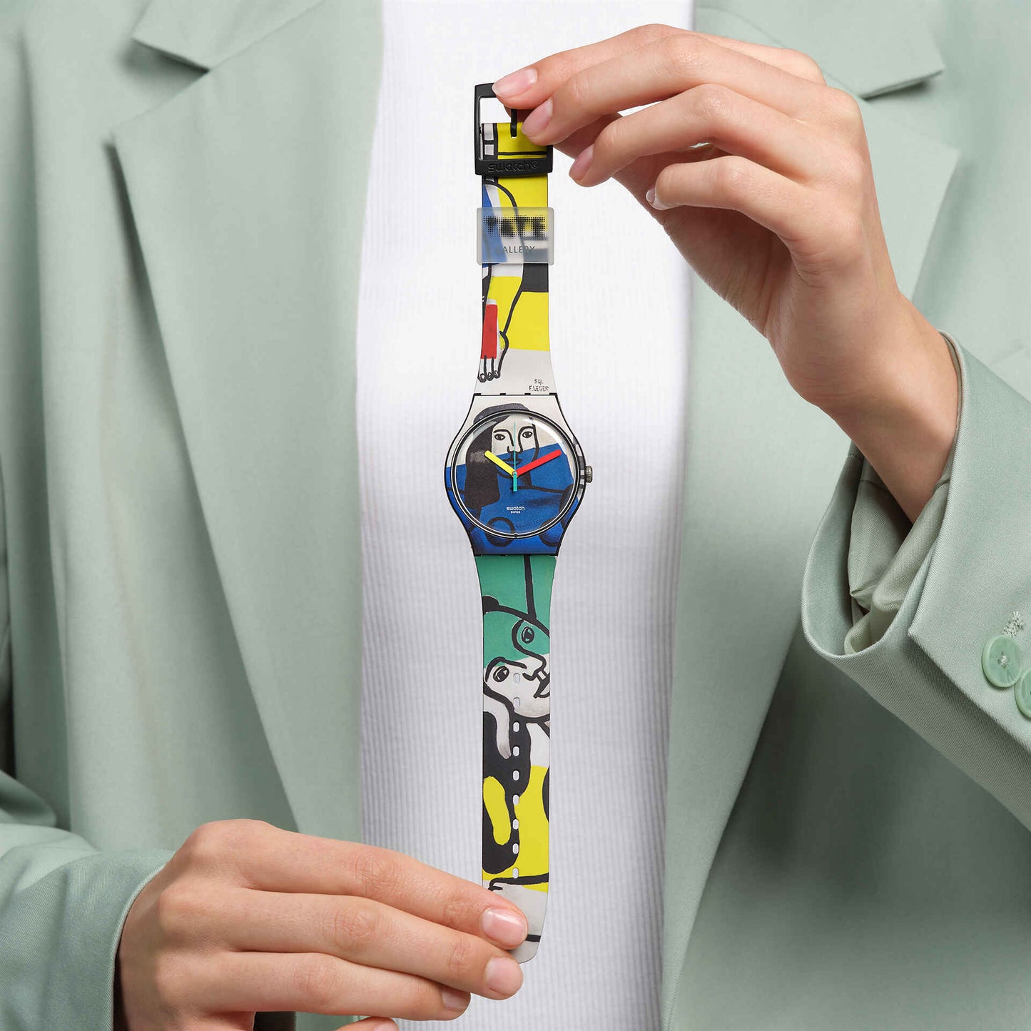 LEGER'S TWO WOMEN HOLDING FLOWERS - SWATCH X TATE GALLERY