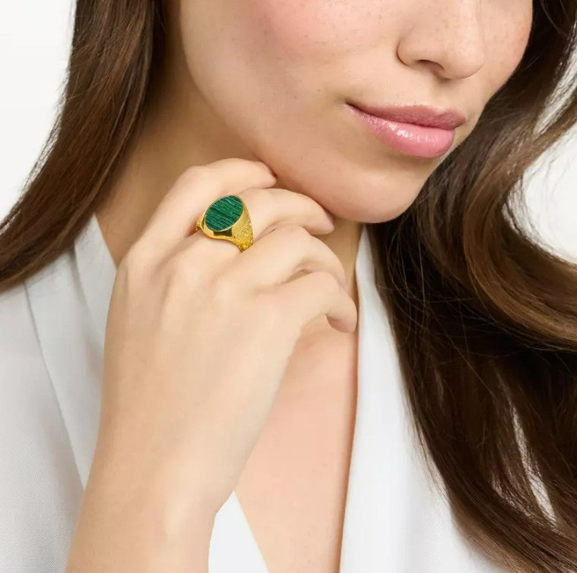 Bague vert or THOMAS SABO - Argent 925‰ Placage or 18 carats