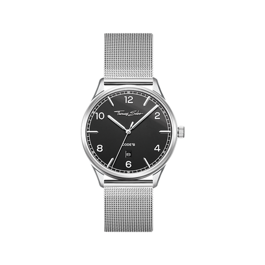 Montre Unisexe Code TS Argent Noir Argenté - THOMAS SABO