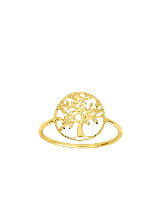 Bague Arbre de Vie - Plaqué Or