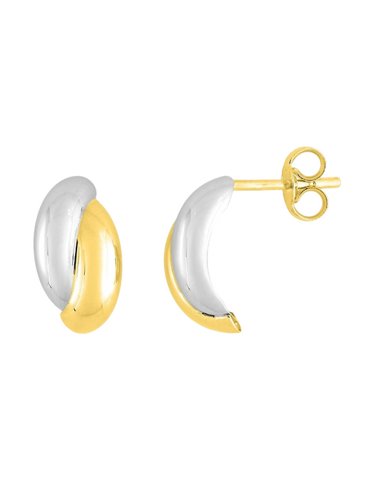 Boucles d'Oreilles - Bicolore 375‰