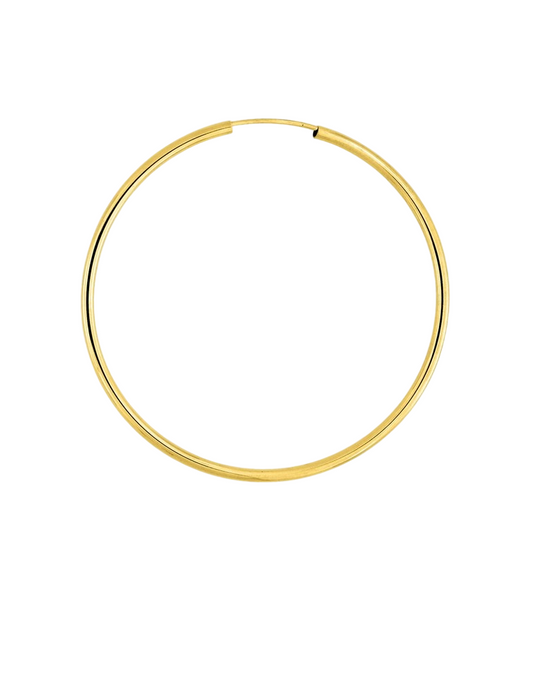 Créoles 40 mm - Or Jaune 375‰