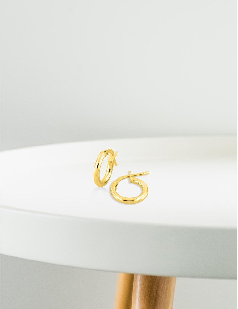 Créoles 8 mm - Or Jaune 375‰