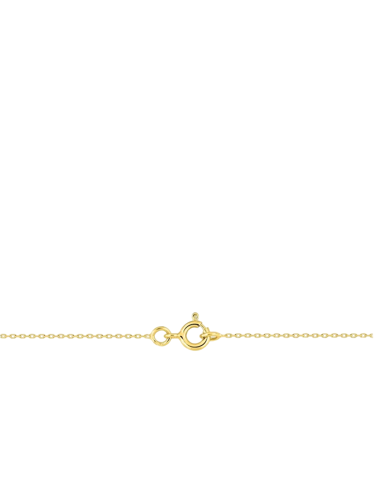 Chaîne Maille Forçat Diamantée 0.70 mm - Or Jaune 750‰