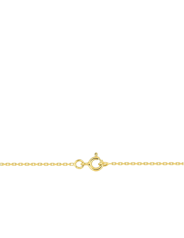 Chaîne Maille Forçat Diamantée 1.28 mm - Or Jaune 750‰