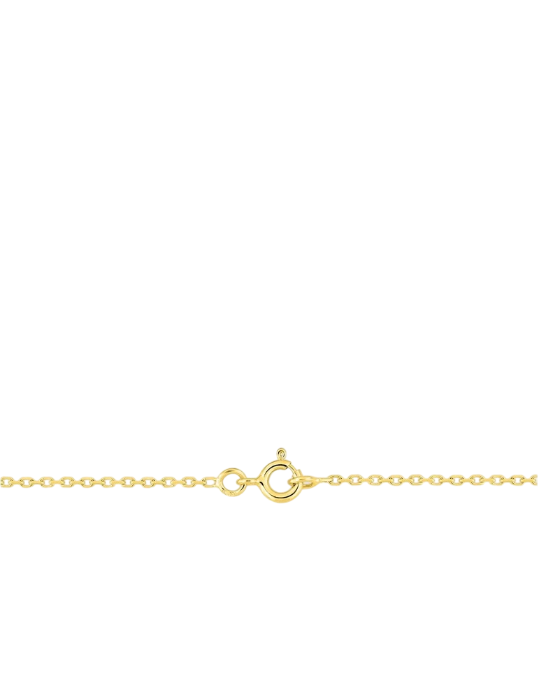 Chaîne Maille Forçat Diamantée 1.45 mm - Or Jaune 750‰