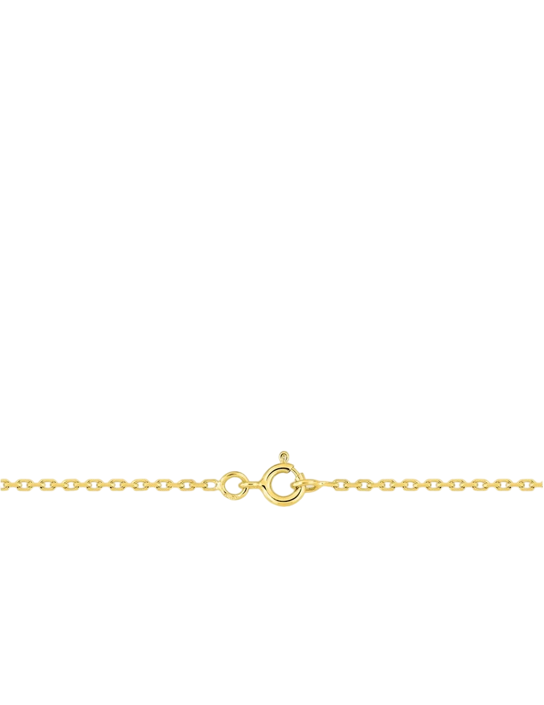 Chaîne Maille Forçat Diamantée 1.60 mm - Or Jaune 750‰