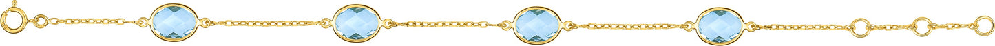Bracelet Topaze - Or Jaune 375‰