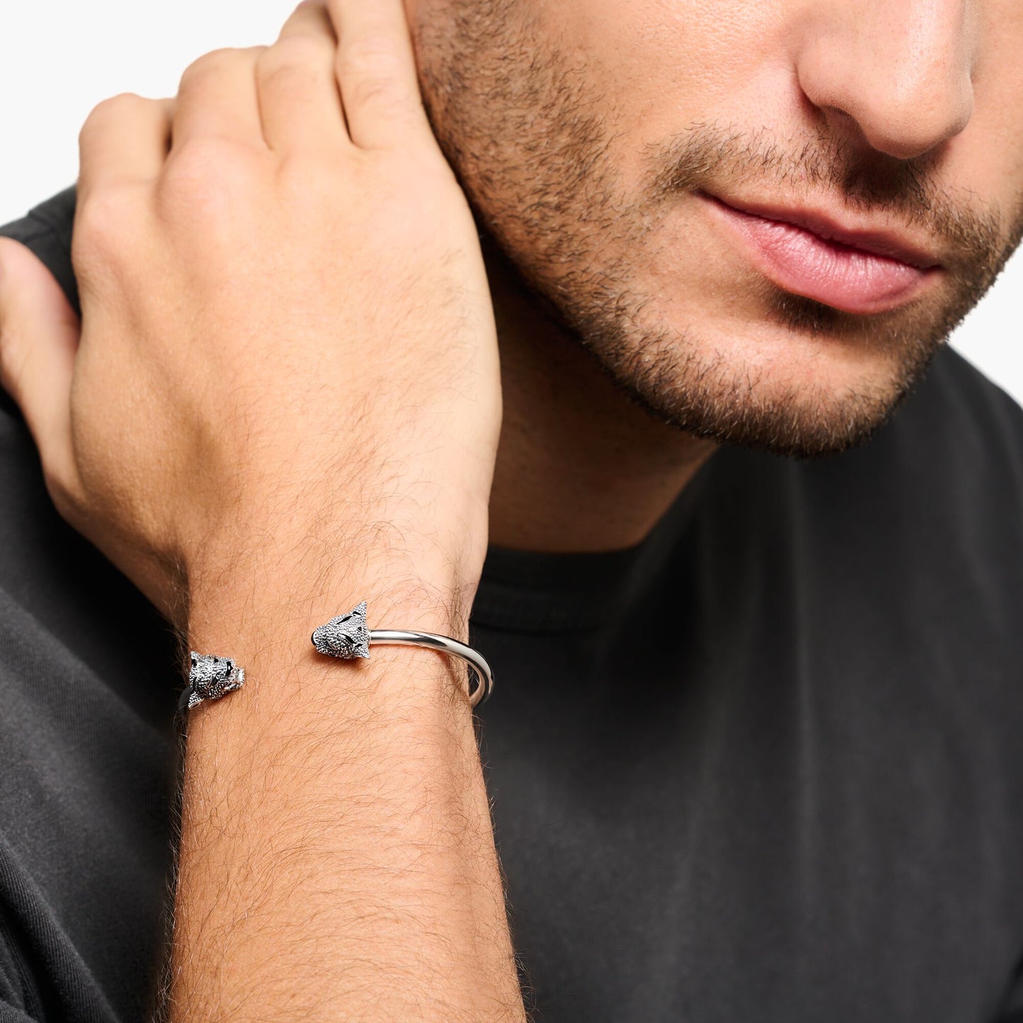 Jonc Panthère THOMAS SABO - Argent 925‰