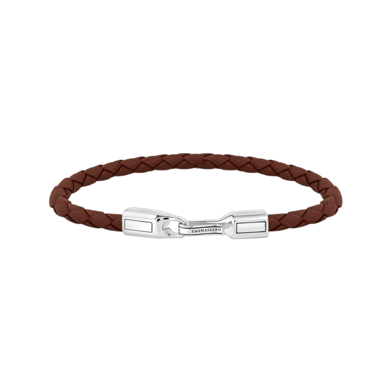 Bracelet cuir marron THOMAS SABO - Argent 925‰