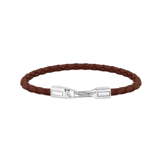 Bracelet cuir marron THOMAS SABO - Argent 925‰