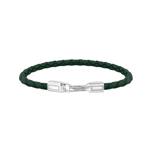 Bracelet cuir vert THOMAS SABO - Argent 925‰