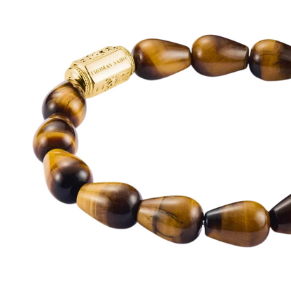 Bracelets beads œil de tigre THOMAS SABO - Plaqué Or