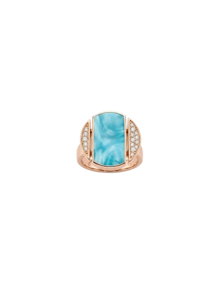 Bague Athéna CLOZEAU - Or Rose 750‰ & Diamants