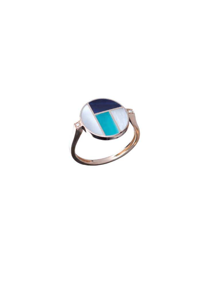 Bague CLOZEAU - Or Rose 750‰ & Diamants