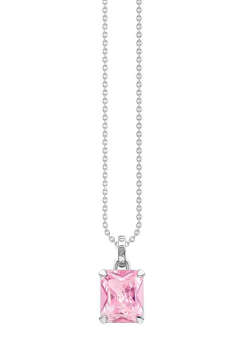 Collier Pierre Rose THOMAS SABO - Argent 925‰