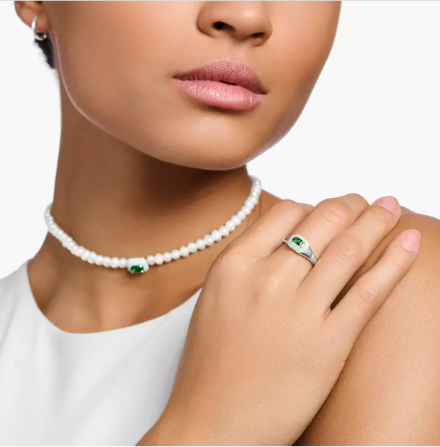 Bague Verte THOMAS SABO - Argent 925‰