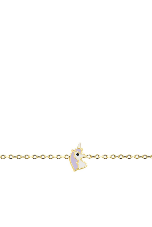 Bracelet Licorne - Plaqué Or