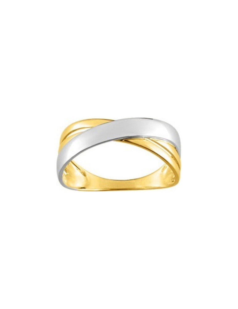 Bague Entrelacée - Or Bicolore 750‰