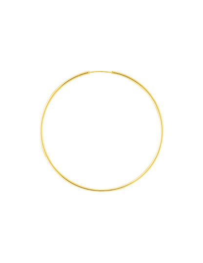 Créoles 60 mm - Or Jaune 375‰