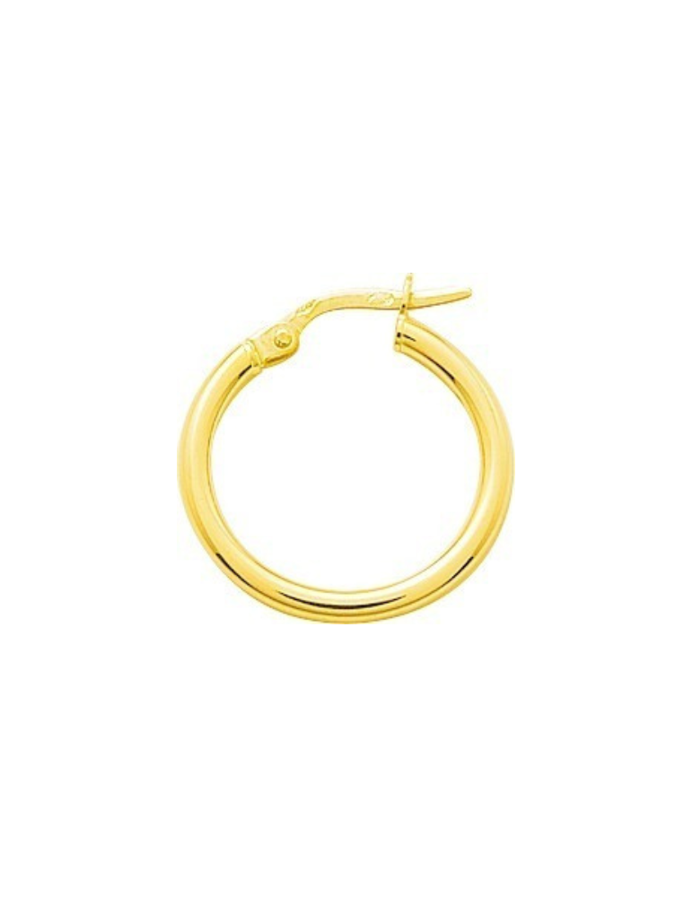 Créoles 15 mm - Or Jaune 375‰