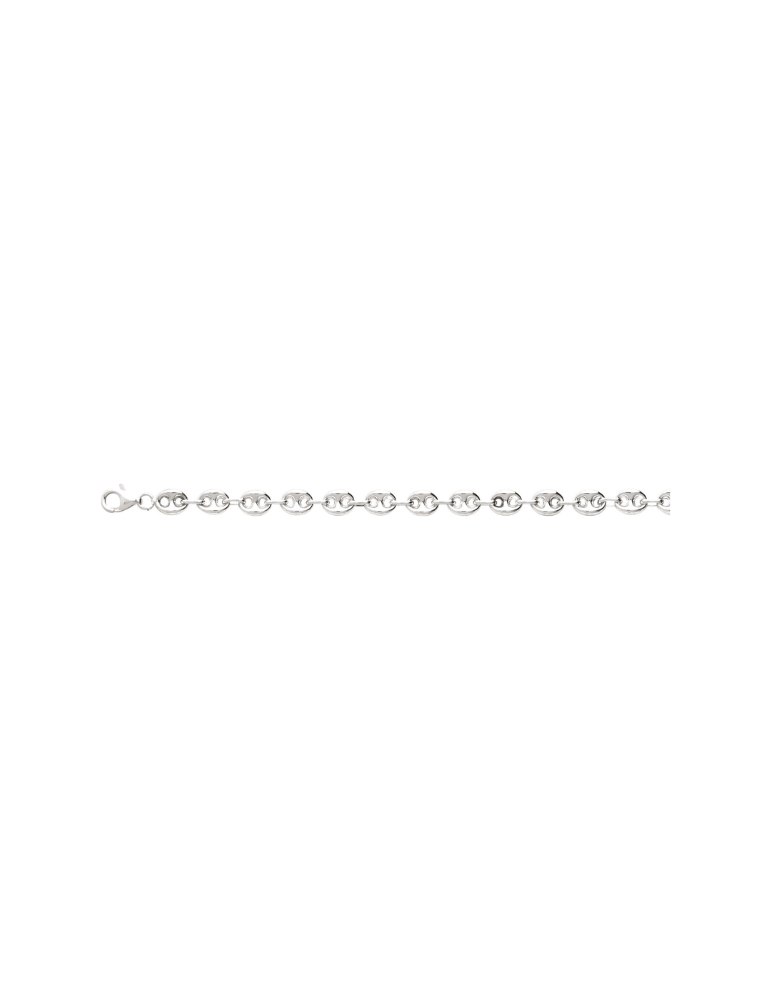 Chaîne Maille Grain de Café 8 mm - Argent 925‰