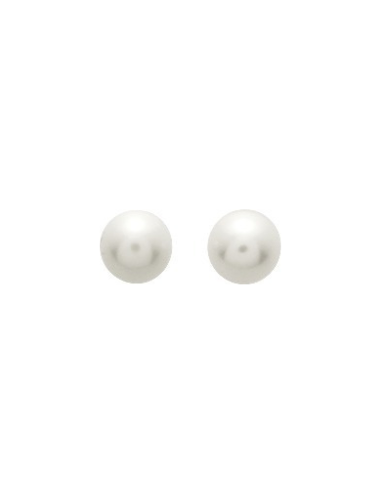 Boucles d'Oreilles Perles de Culture 6 mm - Or Jaune 750‰