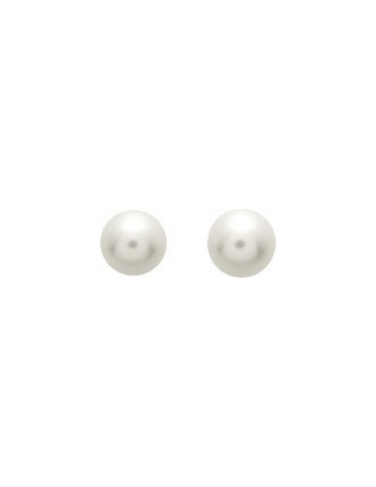 Boucles d'Oreilles Perles de Culture 5 mm - Or Jaune 750‰