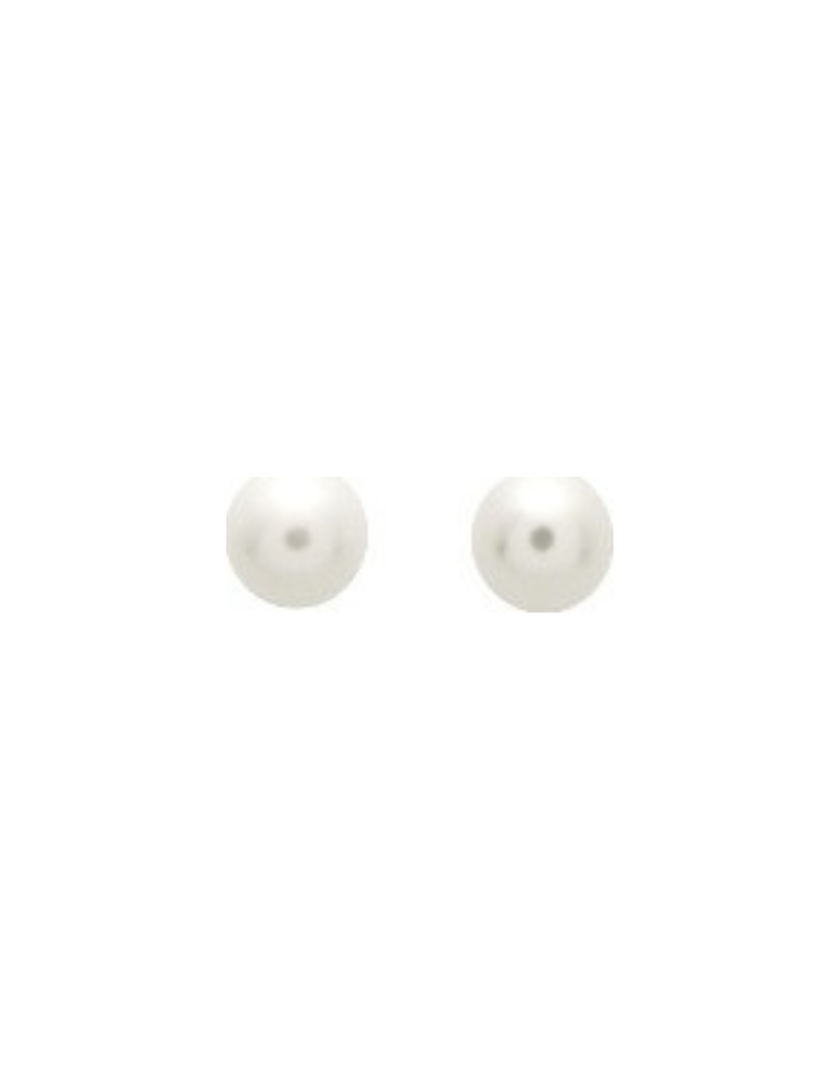 Boucles d'Oreilles Perles de Culture 4 mm - Or Jaune 750‰