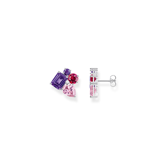 Boucles d'Oreilles Pierres Multicolores THOMAS SABO - Argent 925‰