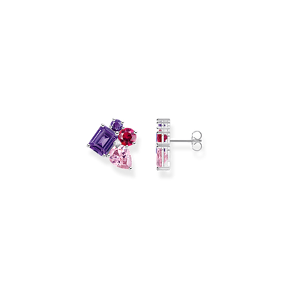 Boucles d'Oreilles Pierres Multicolores THOMAS SABO - Argent 925‰