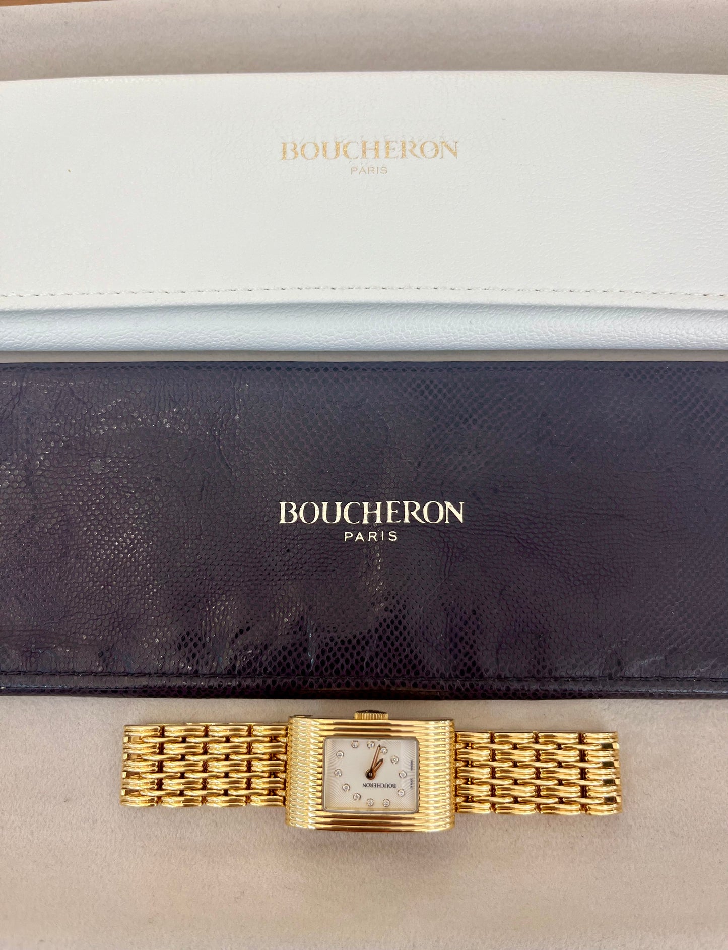 Reflet BOUCHERON  Or Jaune 750‰ - Montre D'occasion