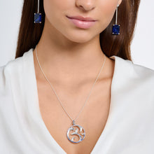 Charger l&#39;image dans la galerie, Collier Nageoire Caudale &amp; Vague Avec Pierres Bleues THOMAS SABO - Argent 925‰
