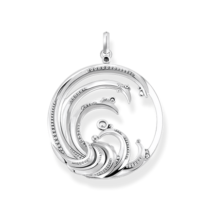 Pendentif Vague Pierres Bleues THOMAS SABO - Argent 925‰