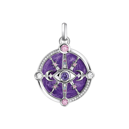 Pendentif œil avec détails cosmiques et pierres THOMAS SABO - Argent 925‰