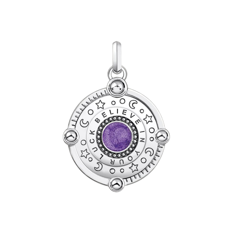 Pendentif œil avec détails cosmiques et pierres THOMAS SABO - Argent 925‰