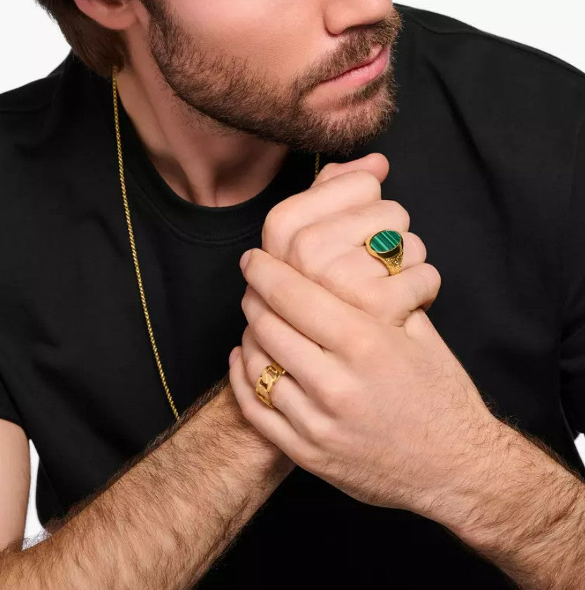 Bague vert or THOMAS SABO - Argent 925‰ Placage or 18 carats