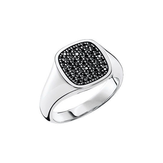 Bague avec des pierres noires THOMAS SABO - Argent 925‰