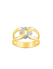 Charger l&#39;image dans la galerie, Bague Diamants - Or Bicolore 750‰
