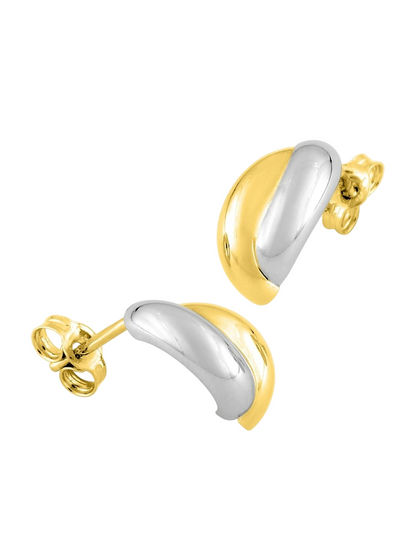 Boucles d'Oreilles - Bicolore 375‰