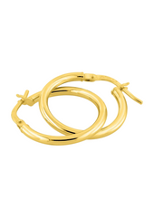Charger l&#39;image dans la galerie, Créoles 8 mm - Or Jaune 375‰
