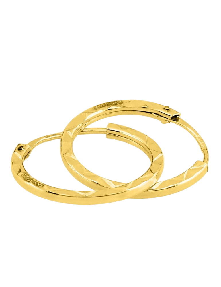 Créoles 10 mm - Or Jaune 750‰
