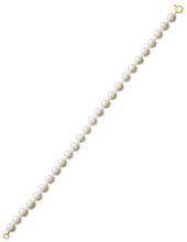 Charger l&#39;image dans la galerie, Bracelet Perles de Culture 6 mm - Or Jaune 750‰
